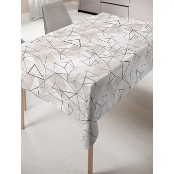 ubrus Forbyt Ubrus s nešpinivou úpravou, Diament, béžovohnědý Ubrusy: 100 x 140 cm