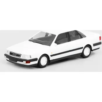 autíčko Audi V8 bílá 1:87 - Herpa Audi V8 - kovový model auta