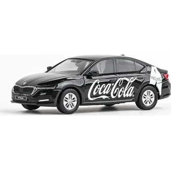 autíčko Škoda Octavia IV 2020 Coca-Cola Černá 1:43 Škoda Octavia 4 Coca Cola - kovový model