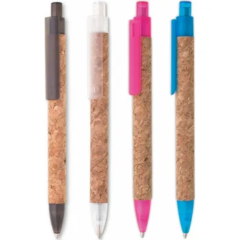 Reklamní KORK propiska korková new, tyrkysová