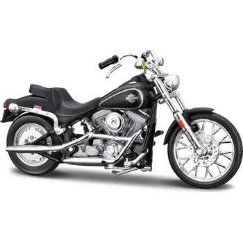 RC model auta Maisto - HD - Motocykl - 1984 FXST Softail®, matně černá, 1:18 - expresní doprava