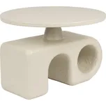 Bílý odkládací stolek ZUIVER HERMIT 58 cm