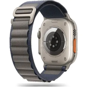 Řemínek na hodinky Tech-Protect | Tech-Protect Nylon Pro reminek na Apple Watch 44/45/46/49mm, navy / gray
