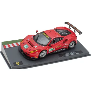 autíčko SpecialC. Ferrari 488 GTE #82 24h Le Mans 2017 1:43 - SpecialC časopis s modelem Ferrari 488 GTE No.82 24h Le Mans 2017 Fisichella / Vilander / Kaffer - kovový model auta