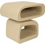 Béžový odkládací stolek ZUIVER EDDY 43 x 35 cm