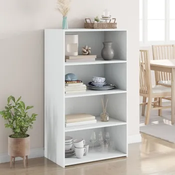 Příborník do zásuvky vidaXL Skříň highboard bílá 70 x 41 x 124 cm kompozitní dřevo