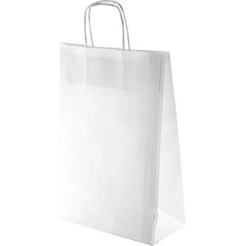 Dárková taška Reklamní Store papírová taška, bílá