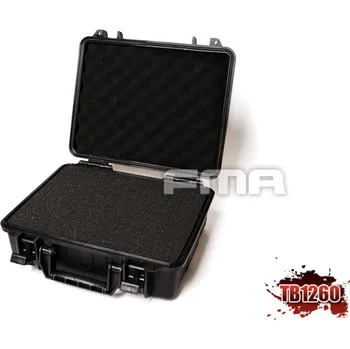 FMA vodotěsný plastový kufr s výplní - Černý