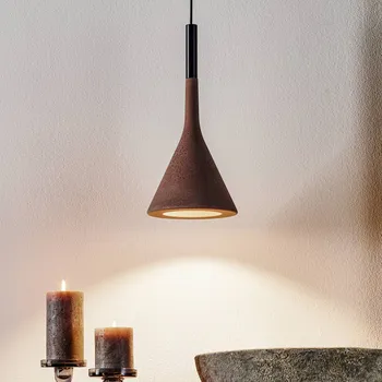 Foscarini Aplomb závěsné světlo GU10 beton hnědá - Ø baldachýn 8 cm 1 x 8 W LED - Doprava zdarma