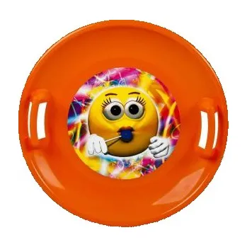 Talíř Talíř na sníh STT Barva oranžová emoji girl