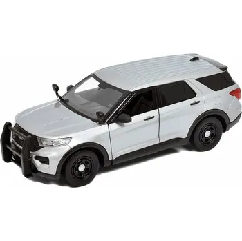 autíčko Ford Police Interceptor Utility šedá 1:24 - MOTORMAX Ford Police Interceptor Utility - kovový model auta