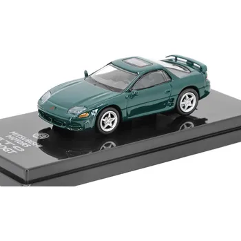 autíčko Mitsubishi 3000GT GTO zelená 1:64 - PARAGON Models Mitsubishi 3000 GT GTO - kovový model auta 1/64