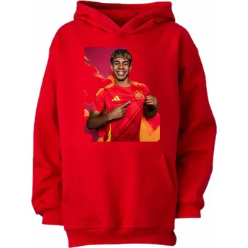 Chlapecká mikina Dětská Mikina Lamine Yamal Španělsko Velikost: 110/116 - 5/6let