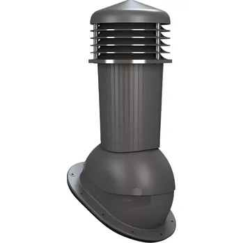 Ventilační komínek Normal K88 Ø125 s odvodem kondezátu RAL 8019