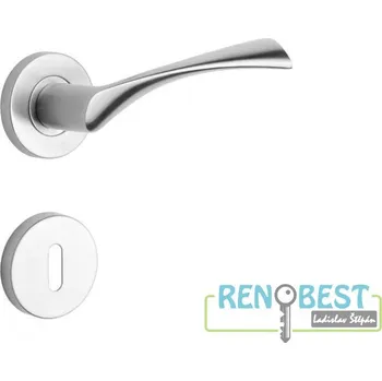 Dveřní kování ROSTEX Dveřní kování MILANO Provedení: pro klíč - BB, Povrchová úprava: nerez mat