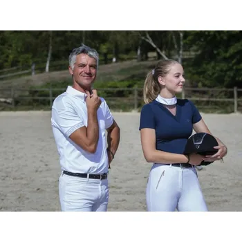 Equithéme Dámské závodní tričko EQUITHEME Valence, modré, M