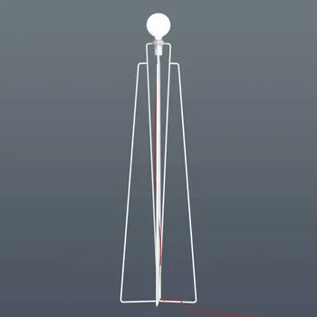 Lampička GRUPA Model M1 LED stojací lampa bílá, červená - kabelu se zástrčkou 300 cm bílá, opálová, červená 1 x 4 W LED - Doprava zdarma