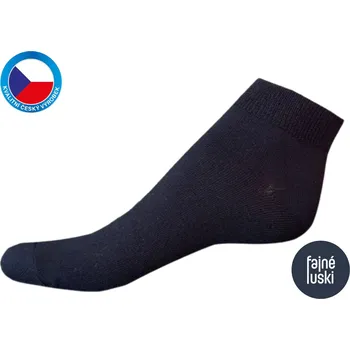 Pánské ponožky Bambusové kotníkové ponožky 39-41 černá