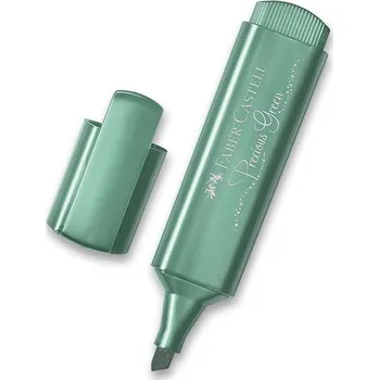 Zvýrazňovač Zvýrazňovač Faber-Castell, metalické barvy, Barva Zelená