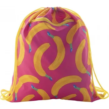 Reklamní CreaDraw Zip vak na stahování na zakázku, žlutá