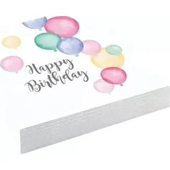 Papírový ubrousek Papírové party ubrousky Pastel Balloons Happy Birthday 20 ks