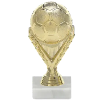 Sportovní figurka fotbal 15cm zlatá F8013 (zlatá)