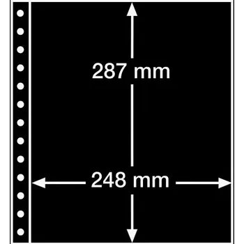 Obal pro sběratelský předmět Leuchtturm LIGHTHOUSE R-list 1S plastový, černý (bal. 5 ks)