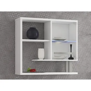 police Závěsná vitrína LEHUA, bílá, 5 let záruka + vyzvednutí ZDARMA