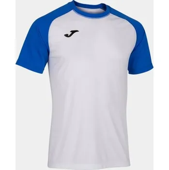 Chlapecké tričko Pánské/Chlapecké sportovní tričko JOMA TEAMWORK SHORT SLEEVE T-SHIRT WHITE ROYAL Velikost: 3XL, Barva: WHITE-ROYAL