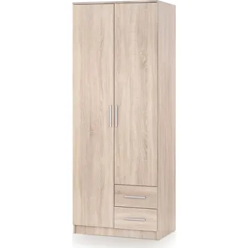 Šatní skříň Skříň RYDER 2S, dub sonoma + vyzvednutí ZDARMA