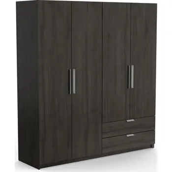 Šatní skříň Kombinovaná skříň DEBRA 2 4D2S, dub waterford +možnost VÝNOSU + vyzvednutí ZDARMA