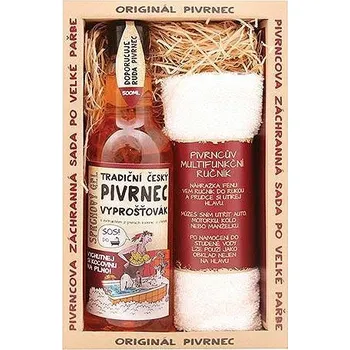 Kosmetická sada Kosmetická sada Pivrnec Vyprošťovák – pěna 500 ml a ručník 50×30 cm