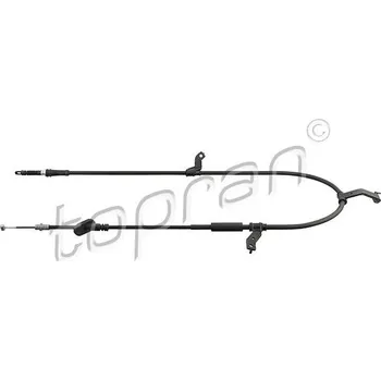 Lanko parkovací brzdy Tažné lanko, parkovací brzda TOPRAN 821 040
