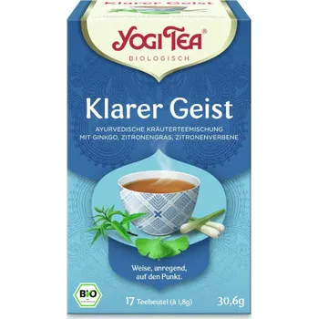 Čaj Yogi Tea Ginkgo Klarer Geist 17 x 1,8 g