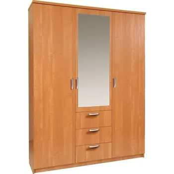 Předsíňová stěna Předsíň URUNGA 3D40 se zrcadlem, olše, 5 let záruka + vyzvednutí ZDARMA