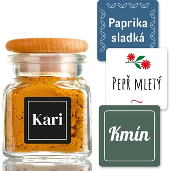 Speciální papír Samolepky na kořenky (20 ks), čtvercové