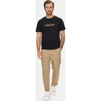 Pánské oblečení Guess Jeans T-Shirt M4YI42 K8FQ4 Černá Regular Fit XS