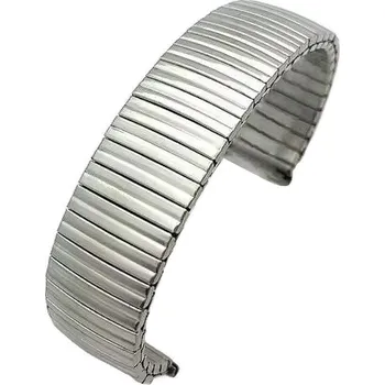 Řemínek na hodinky Ocelový náramek Ricardo Syracuse, stříbrný, pružný