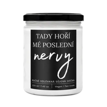 Svíčka Soaphoria Mé poslední nervy svíčka 220 ml varianta: Černé hrozny