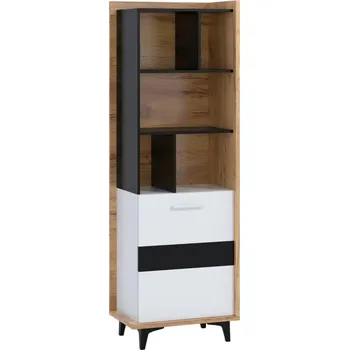 police Regál KNUT 1D, craft zlatý/bílá/černá, 5 let záruka + vyzvednutí ZDARMA