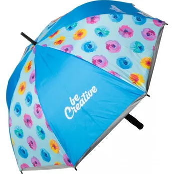 Reklamní CreaRain Reflect refexní deštník na zakázku, bílá