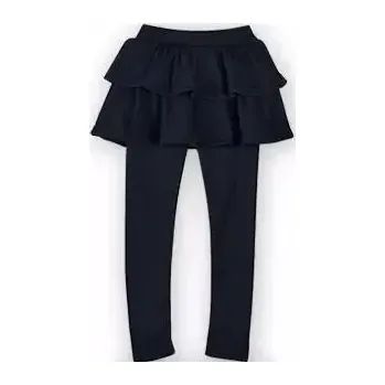 Dívčí legíny Dětské legíny se sukní bavlněné černé