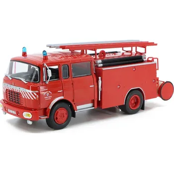 autíčko Berliet GAK 20 H2 1969 Hasiči 1:43 - Hachette časopis s modelem Berliet GAK-20 H2 1969 - kovový model