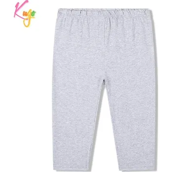 Dětská móda Dívčí 3/4 legíny Kugo FL1201 šedé