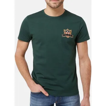 Pánské tričko Pánské zelené triko Gant - Velikost 2XL, Barva Zelená 55875 2003118