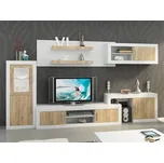 Obývací stěna GOUDINI 5, craft bílý/craft zlatý, 5 let záruka + vyzvednutí ZDARMA