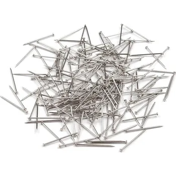 Celokovové špendlíky délka 18 mm, barva nikl