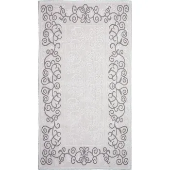 Koberec Šedobéžový bavlněný koberec Vitaus Orkide, 60 x 90 cm ID_679462