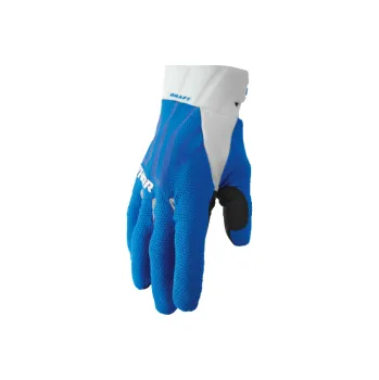 Moto rukavice Mx Rukavice Thor Glove Draft Blue / White, Velikost L