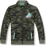 MASKÁČOVÁ MIKINA S BAGREM BF Barva: Zelený maskáč/zelený bagr, Velikost: 110